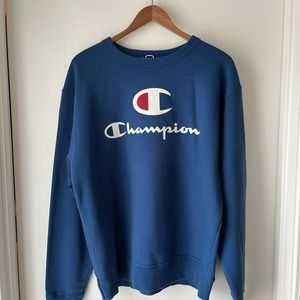 Blue Champion Crewneck Sweatshirt